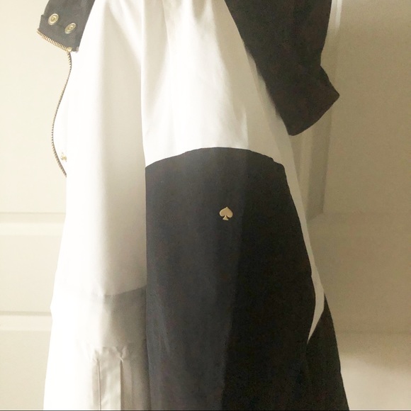 Kate Spade Colorblock Mixed Media Anorak Jacket - Picture 6 of 8